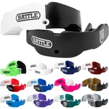 Battle Sports Adult Football Mouthguard 2-Pack with Straps