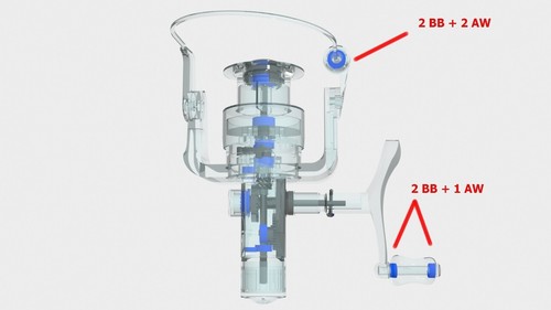 TUNE KIT FÜR DAIWA CERTATE '10 '13 '16 '19 - Bild 4 von 49