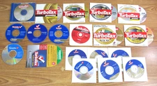 TURBOTAX DISC LOT OF 19 DISCS TOTAL / FROM LATE 1990'S ON UP / VARIETY OF YEARS