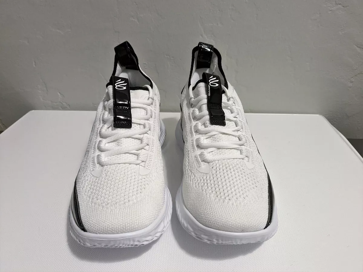 Under Armour Team Curry 8 NM White Black UA 3024785 111 Shoe Size