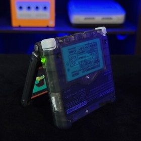 Smoke Grey Nintendo Game Boy Advance GBA SP IPS Adjustable Brightness