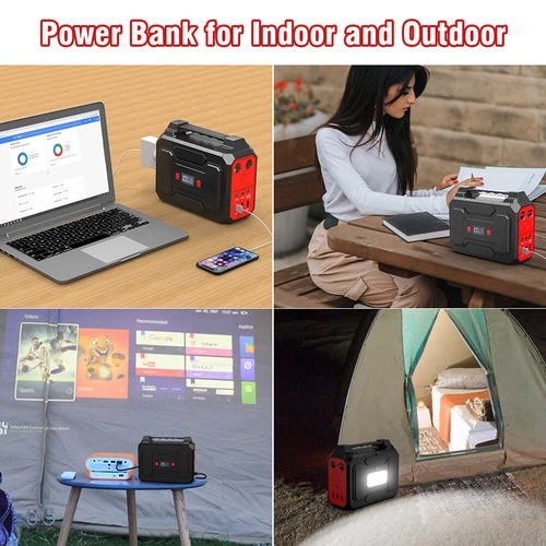 Portable Power Bank AC 146Wh/100W Battery Backup Camping Laptop Phone Charger image 7