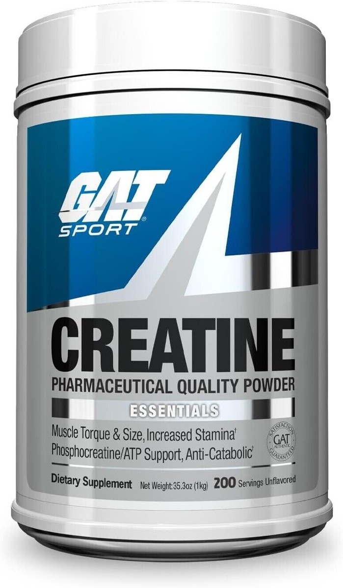GAT Sports Creatine 200 Servings 1000g / 1kg / 35.2 oz -Powder - Unflavored | eBay GAT Sports Creatine 200 Servings 1000g / 1kg / 35.2 oz -Powder - Unflavored | eBay
