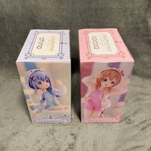 Ist die Bestellung ein Kaninchen? BLOOM Chino & Kakao Figuren Set Luminasta Sega Gochiusa jp - Bild 4 von 6