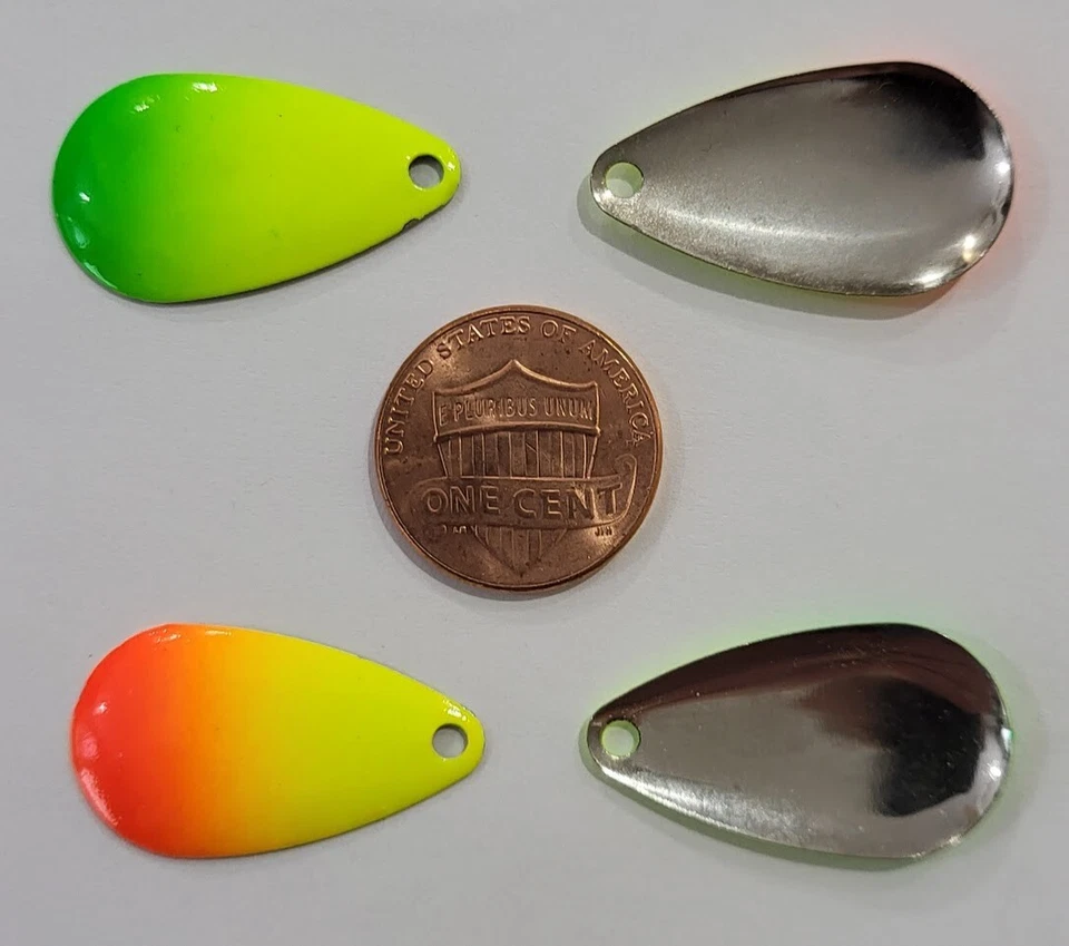 12 Indiana #3 Spinner Blade Northland Rainbow Walleye Bajo Lucio Señuelo Tú Elegiste Foto 2 de 4