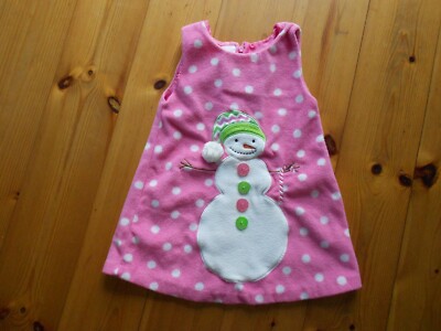 Bonni Baby  Kleid Gr.24M.  mit Schneemann  so süß und kuschelig