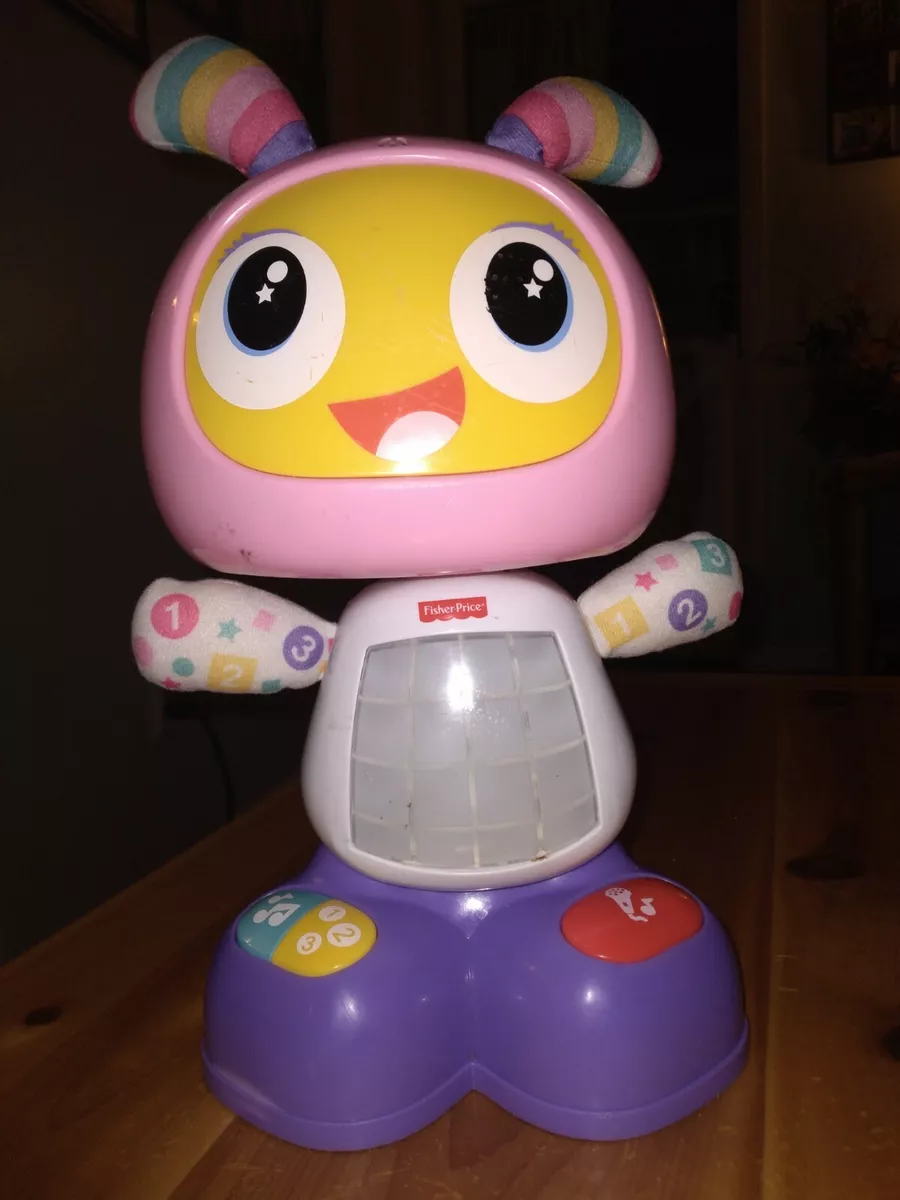 Fisher Price Dance & Move Beatbo Baby Robot Pink W/ Lights & Music