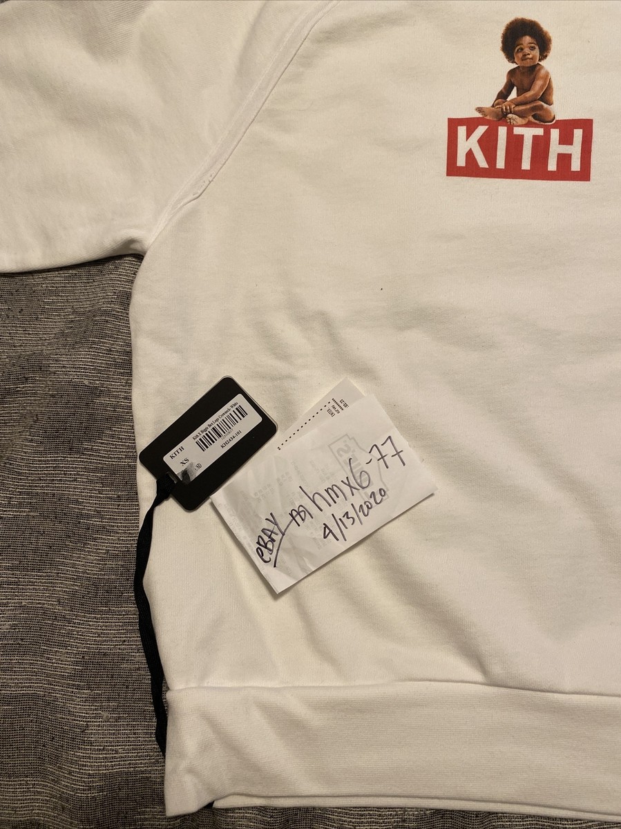 KITH X BIGGIE Box Logo Crewneck White | eBay