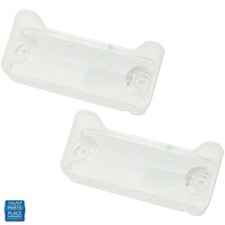 1970 Monte Carlo Reverse Backup Back-up Light Lamp Lens Pair Clear - New