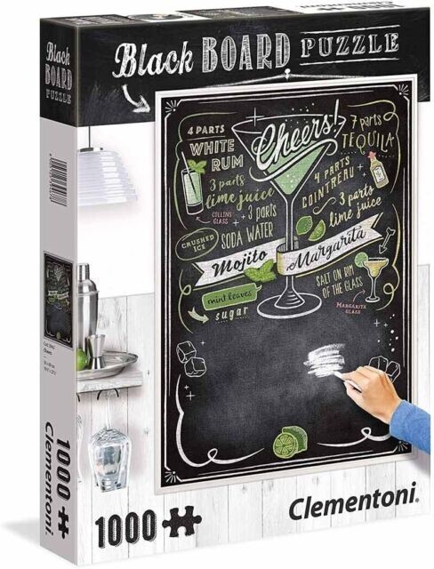 CLEMENTONI PUZZLE 1000 PEZZI BLACK BOARD CHEERS 39467