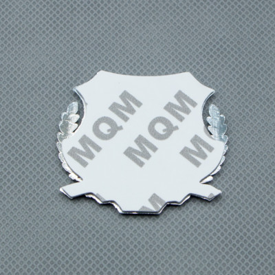 2 Emblemi Metallici Transformers Autobot - Adesivi 3D Per Auto/Moto - Argento/Nero - Foto 4