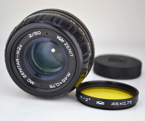 SERVICED! NEAR EXC! USSR MC ZENITAR-M2s SLR lens, f2/50mm M42 MOUNT (4) - Picture 1 of 8