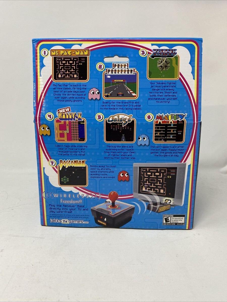 Ms. Pac-Man Plug & Play Wireless TV Arcade Game Namco Jakks