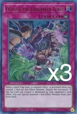 3X Yugioh Fists of the Unrivaled Tenyi GFP2-EN174 Ultra Rare 1st Edition NM