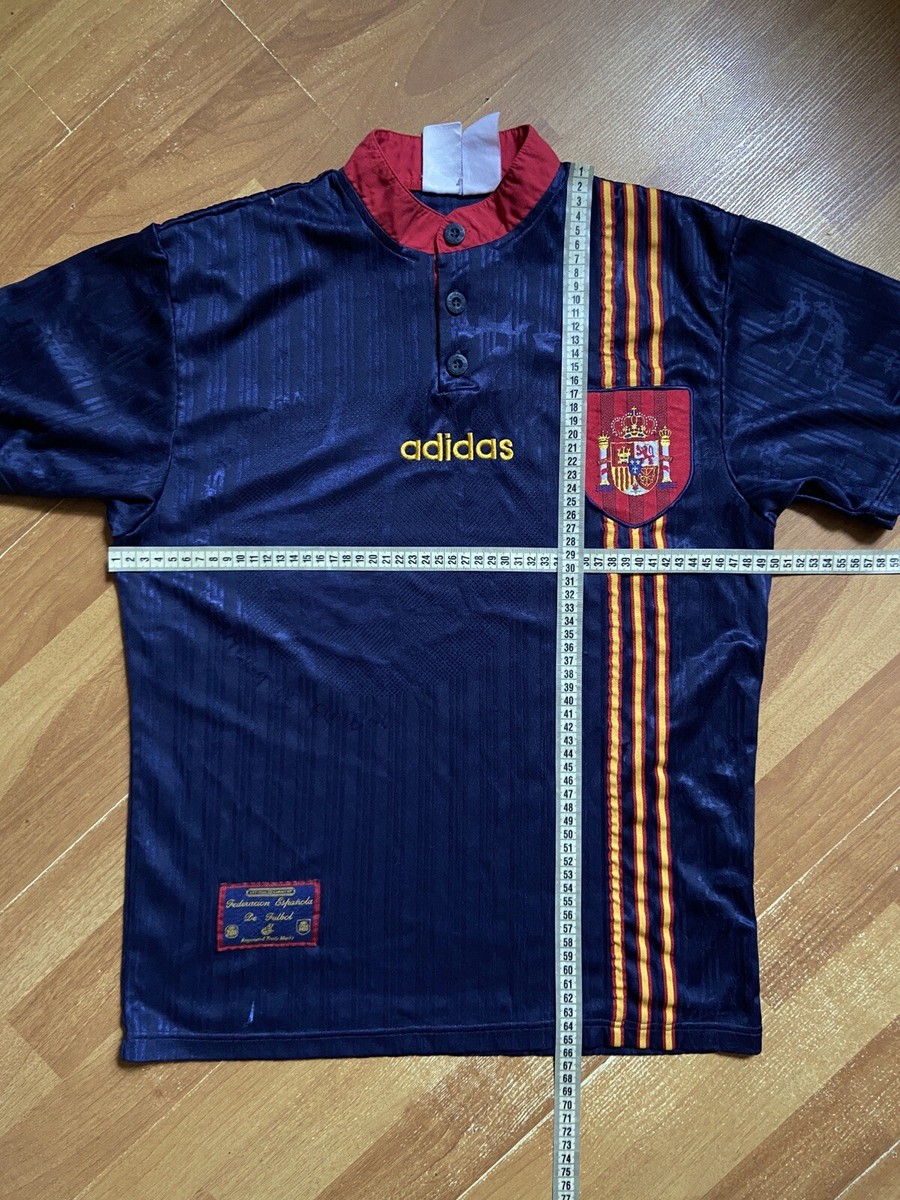 SPAIN 1996 1997 1998 AWAY FOOTBALL SHIRT SOCCER JERSEY