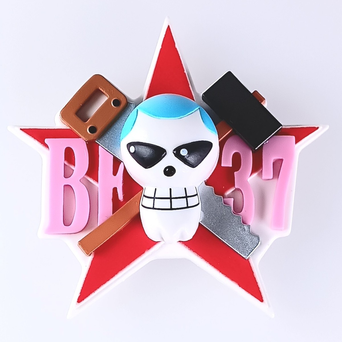 Franky One Piece Pirate Flag Magnet Japanese From Japan F/S
