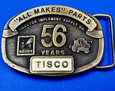 56 Years TISCO Tractor Implement Supply company NOS Belt Buckle by Speccast