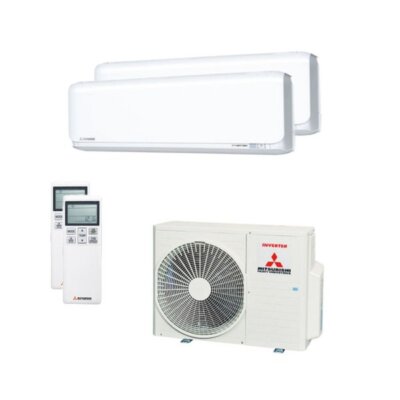 Klimaanlage Mitsubishi Heavy 2x SRK25ZSX-WF+SCM50ZS-W - 5,0|6,0 kW Kühlen|Heizen