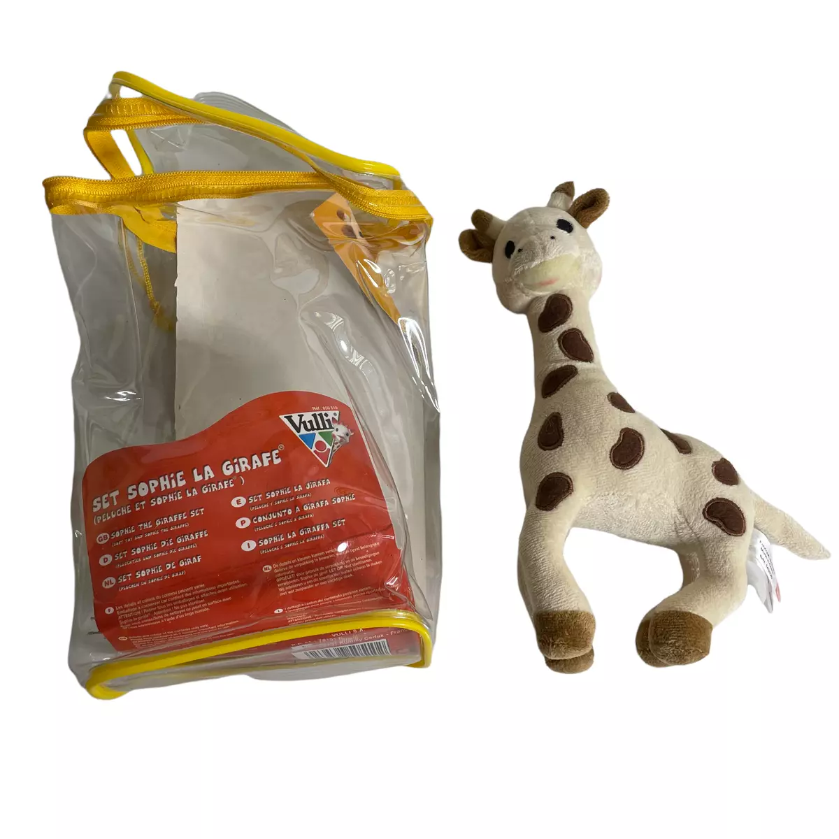 Sofie Giraffe by Vulli France Soft Plush Stuffed Animal Toy 9 Rattle Inside