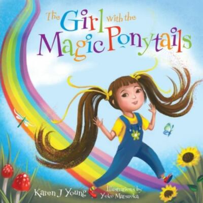 The Girl with the Magic Ponytails by Young, Karen J., Like New Used, Free shi...