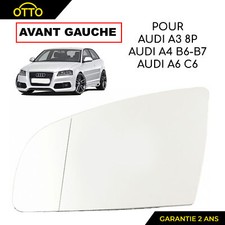 MIROIR glace de rétroviseur Avant Gauche AUDI A3 A4 A6 = 8E0857535E