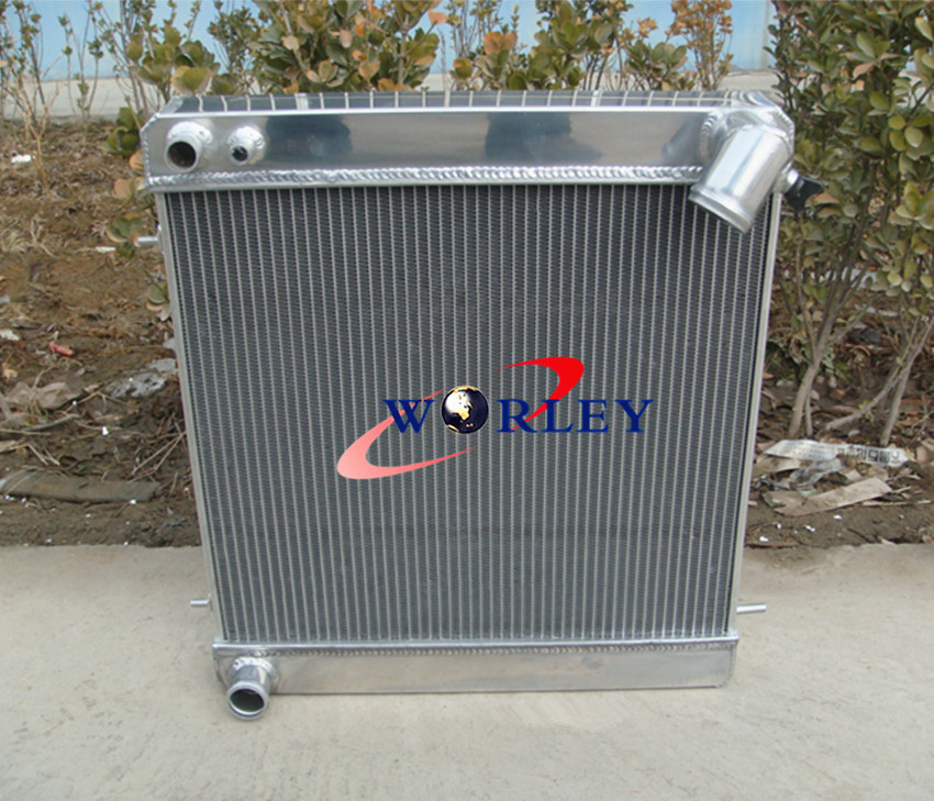 3 Row FOR Jaguar XKE 4.2L L6 1965 1966 1967 65 66 67 Manual aluminum ...