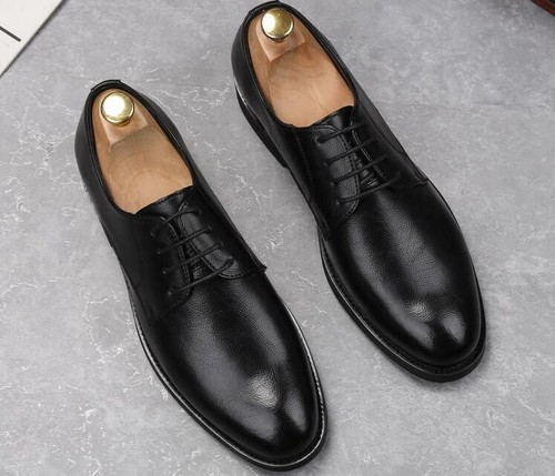 Men's Fashion Round Toe Lace Up Leather 