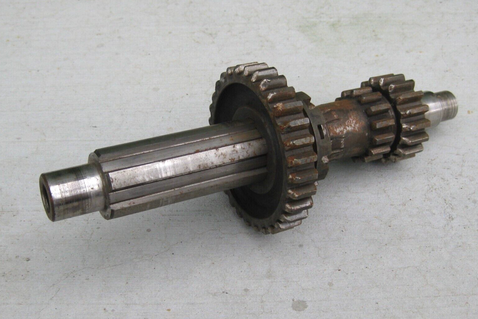 1934-40 PRE WAR BUGATTI T57 TYPE 57 GEARBOX LAYSHAFT & GEAR OEM ANTIQUE AUTO