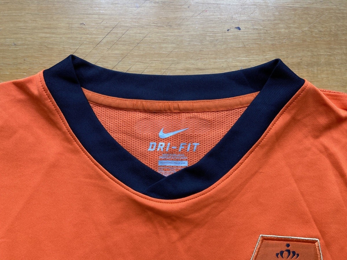NETHERLANDS 2010 2011 HOME SHIRT JERSEY NIKE sz 2XL MEN AUTHENTIC