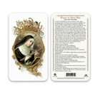 Prayer to Saint St. Rita - Saint of the Impossible - Plastic Holy Card