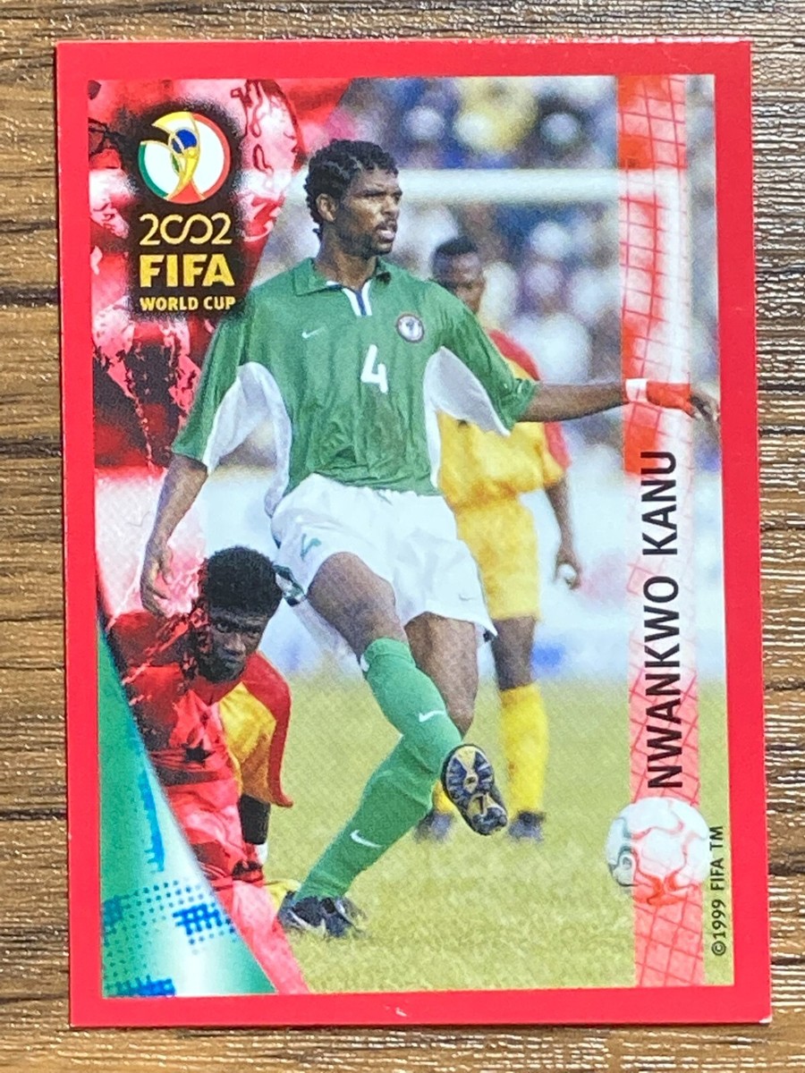 Panini 2002 FIFA World Cup Soccer Card 31 Nwanko Kanu Nigeria Coca