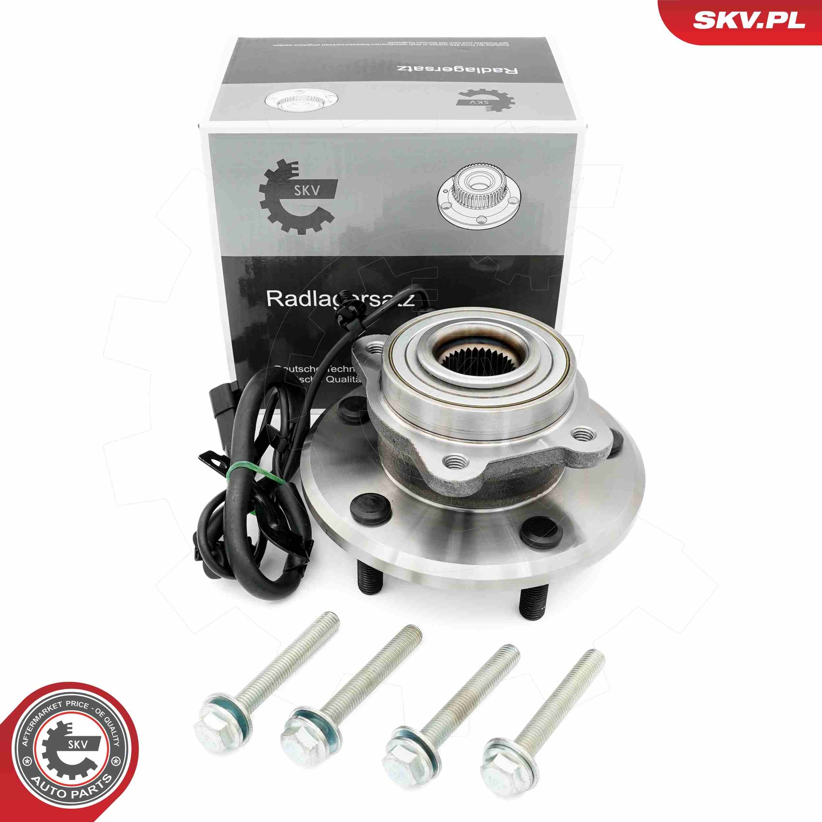 ESEN SKV Kit Cojinete de Rueda Trasero Derecha para Dodge Viaje Fiat Freemont