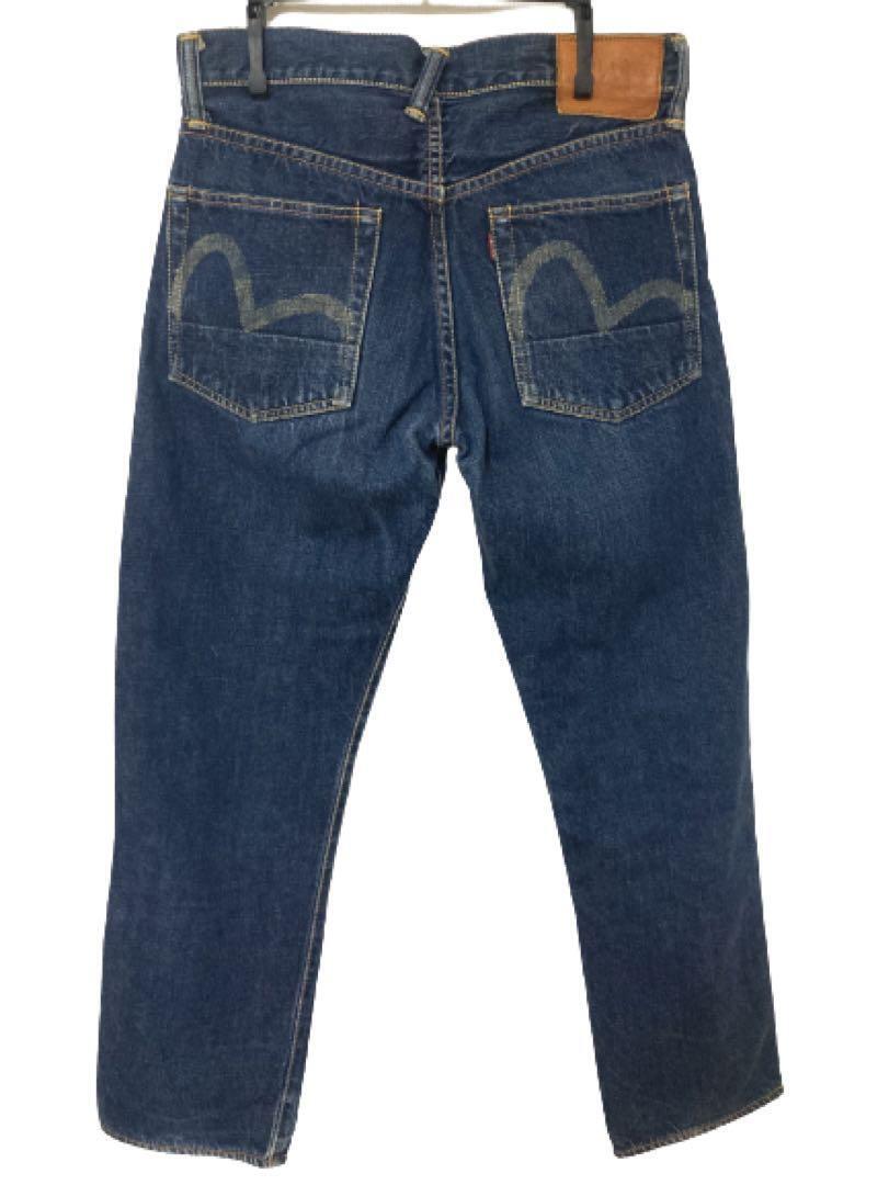 EVISU Denim Jeans Pants Cotton Straight Blue No.2 Lot.2000 EVISU Denim Jeans Pants Cotton Straight Blue No.2 Lot.2000