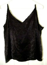 BP Scalloped Edge Cami-M, black