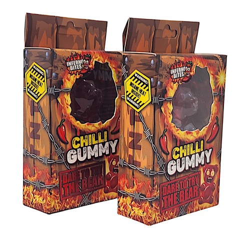 Chilli Gummy Inferno Bites Spicy Chewy Flavour Candy Dare To Try The Bear Gummy - 第 25/35 張圖片