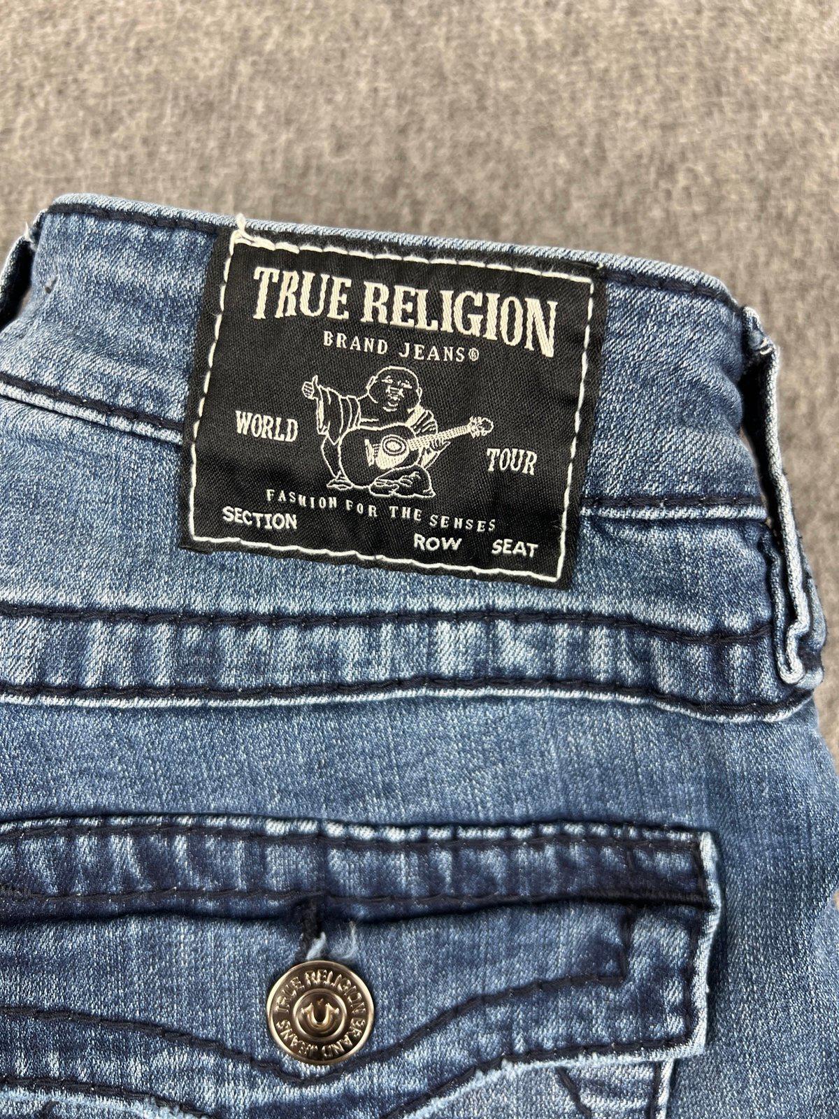 True Religion Halle Mid Rise Super Skinny Womens Jeans Size 26 Blue Denim  thumbnail 5