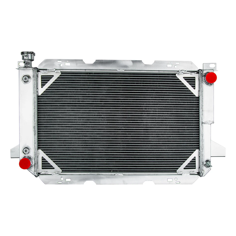 Aluminum 3-Row Radiator&Shroud Fan For 1985-97 Ford Bronco F-150 F-250 F-350 V8 Foto 4 de 4