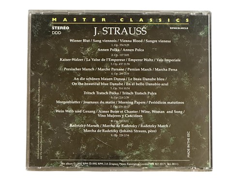 Master Classics - Strauss CD (U2) - Bild 2 von 3