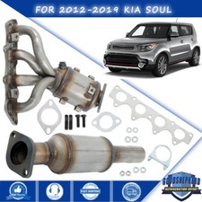 For 2012-2019 Kia Soul 1.6L Both Manifold & Rear Catalytic Converters Direct Fit