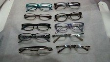 Lot of 10 Assorted Models Eyeglasses Frames: Foster Grant, Design Optics other