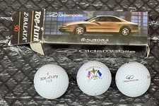 1995 COMMEMORATIVE RYDER CUP 3 GOLF BALLS OAK HILL Z-BALATA OLDSMOBILE AURORA