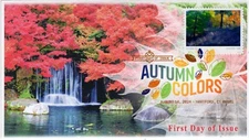 24-247, 2024, Autumn Colors, First Day Cover, Digital Color Postmark, Americover