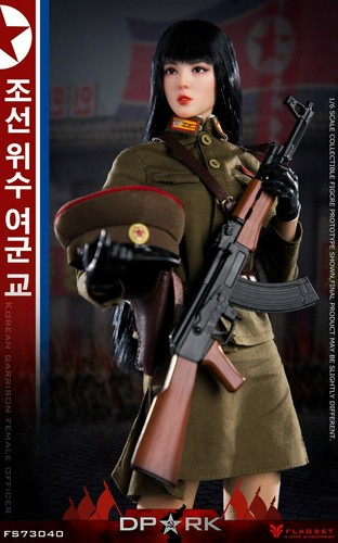 FLAGGENSET FS-73040 MASSSTAB 1/6 koreanische Garnison weibliche Offizier Figur Sammlerstück - Bild 1 von 12