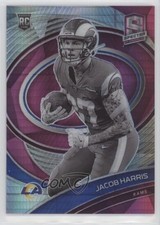 2021 Panini Spectra Rookie Variation Neon Pink Prizm 1/25 Jacob Harris #240 6fs
