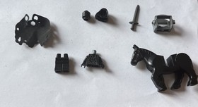 LEGO Black Ringwraith Minifigure From The 9472 Attack On Weathertop Set