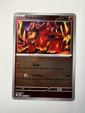 Pokémon Volcanion 025/132 Me01: Mega Evolution Reverse Holo Basic 130 HP Card
