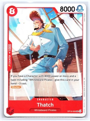 Thatch OP16-005 Uncommon The Time of Battle One Piece Near Mint