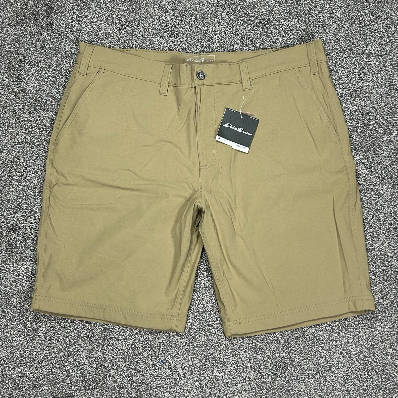 Eddie Bauer Travex Mr Guide Commando Shorts Mens 40 Saddle Brown Hiking Outdoors