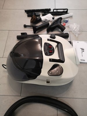 KÄRCHER Dampfreiniger SV 7 2200W 4bar Dampfdruck Dampfsauger weiß fast wie neu