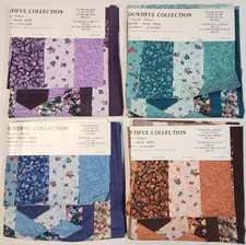 Spectrix Quilt Fabric Patchwork Squares Frank Nelson Bountiful Pillow Pattern
